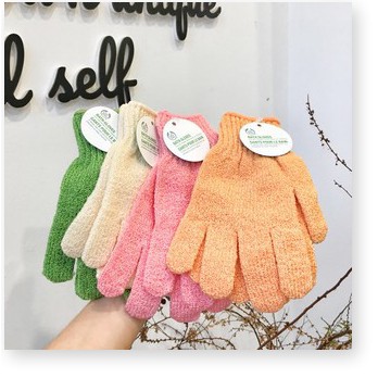 [Mã giảm giá tích lũy] Găng Tay Tắm Tẩy Tế Bào Chết Body Scrubber Glove Features NĐT