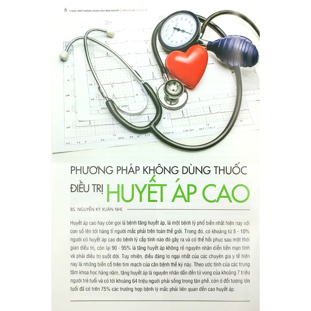 Sách - Y Học Phổ Thông Dành Cho Mọi Người - Chuyên Đề: Huyết Áp