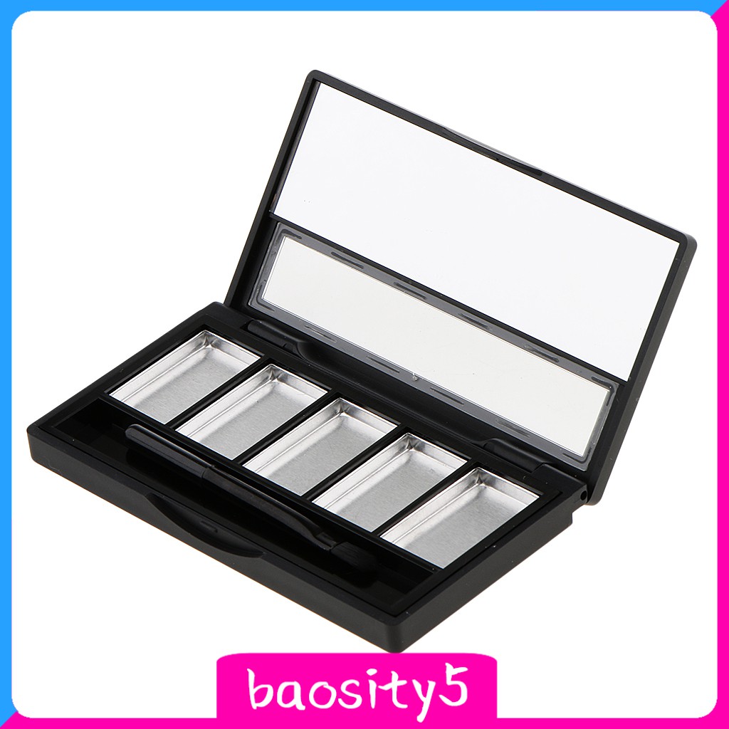 (Hàng Mới Về) Bảng Màu Rỗng Đựng Phấn Mắt Má Hồng Son Môi Diy Có Gương Tiện Dụng | BigBuy360 - bigbuy360.vn