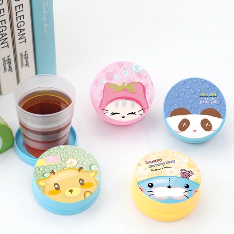 Ly nước gấp gọn hình thú