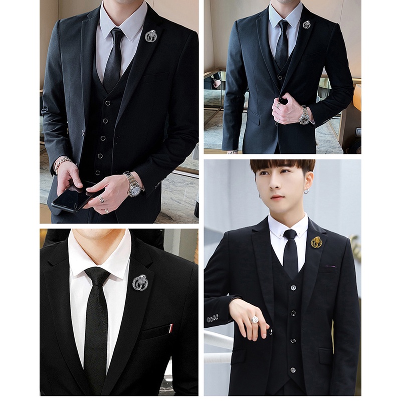 Ghim Cài Áo Hình Con Rắn Phong Cách Retro Cá Tính