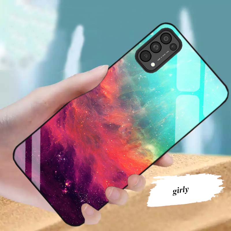 Ốp Lưng OPPO RENO 4, RENO 4 PRO, RENO 5 Mặt kính cường lực Cao Cấp, Sang Trọng thiết kế Độc Quyền