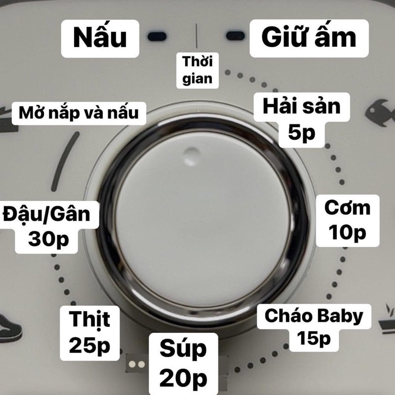 Nồi áp suất điện tử mini BEAR YLB-A20U1 dung tích 2L màu trắng