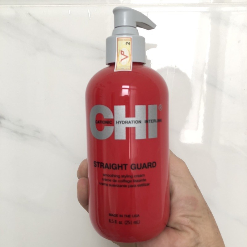 (Chính hãngUSA)Kem tạo nếp CHI Straight Guard Smoothing Styling Cream 251g