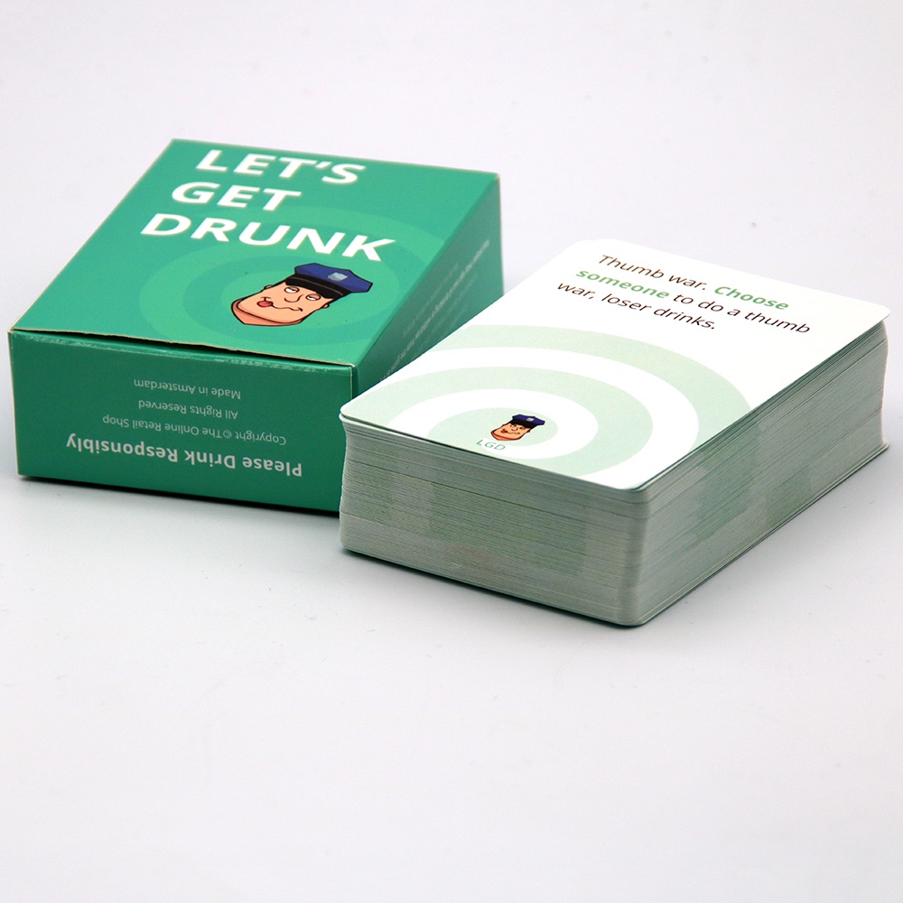 Bộ Bài Board Game Drinking Game Let's Get Drunk Dành Cho Nhóm Bạn Tiệc Tùng Uống Rượu Bia BG66