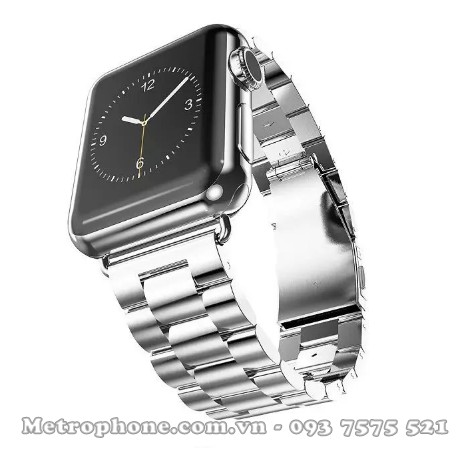 [Mã SKAMSALE03 giảm 10% đơn 200k] Dây Thép Đúc Cho Apple Watch 38mm/42mm/40mm/44mm