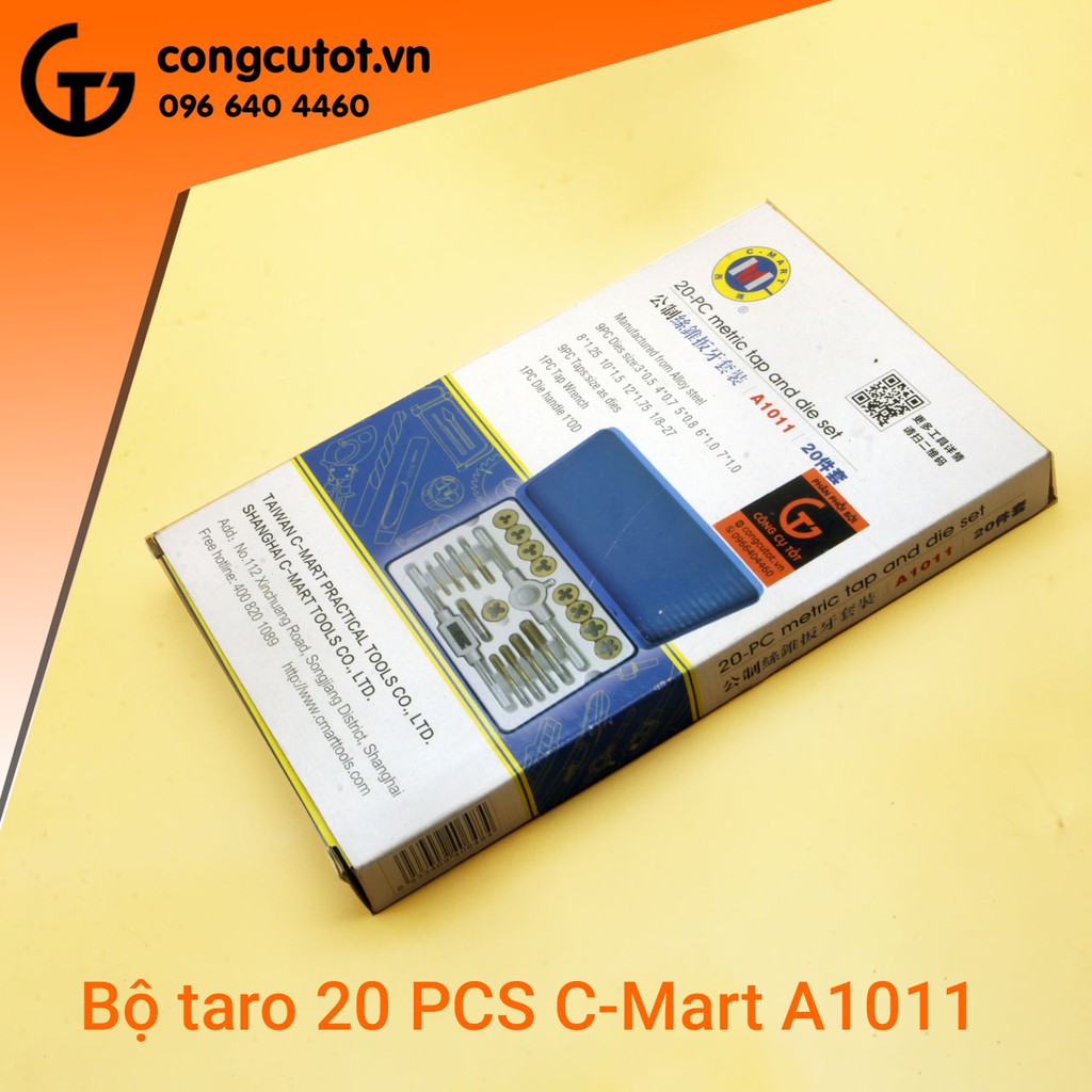 Bộ taro tạo ren trong 20 chi tiết C-Mart A1011