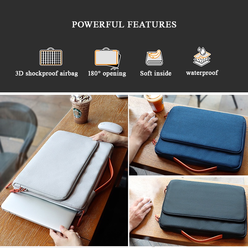 Túi đựng Laptop chống thấm nước siêu nhẹ 13.3 15.4 Inch cho Macbook Air Pro 13 15