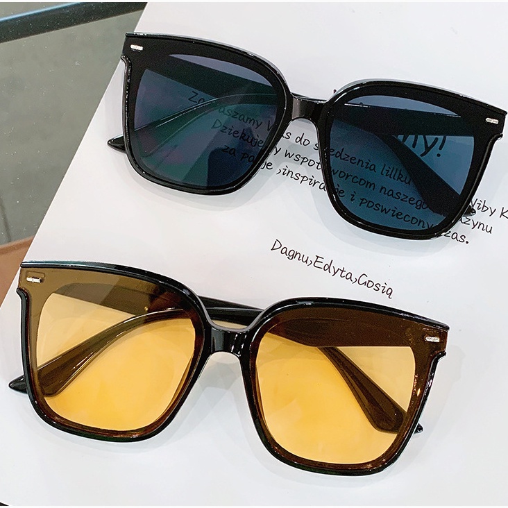 Kính Mát Chống Tia UV Phong Cách Hàn Quốc Đơn Giản Dành Cho Cả Nam Và Nữ