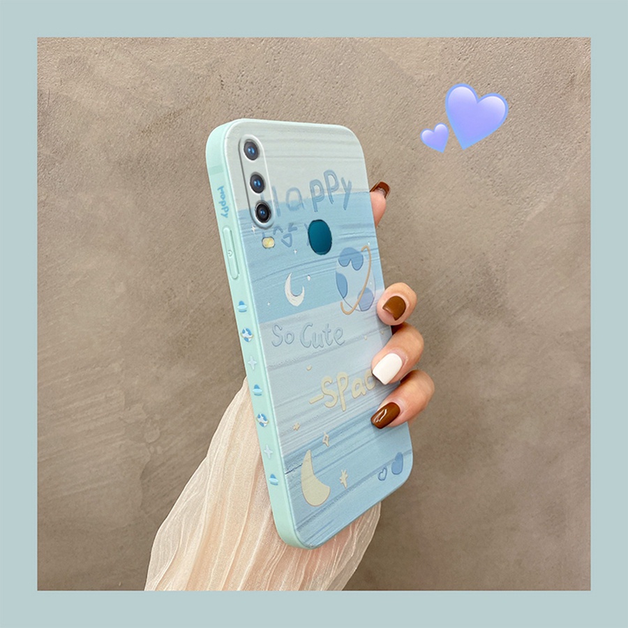 ốp lưng Vivo Y12 ốp lưng Vivo U10 ốp lưng Vivo Y17 ốp lưng Vivo Y15 tpu Ốp Lưng Điện Thoại Silicon Mềm Chống Sốc Viền Thẳng Họa Tiết Hoạt Hình Cho Vivo Y17 Y15 Y12 U10