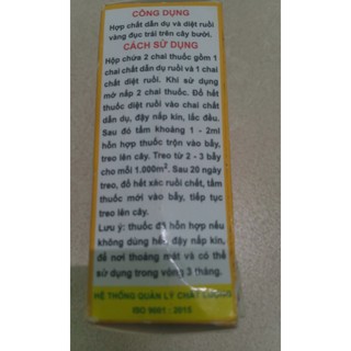 Vizubon -  dẫn dụ diệt ruồi đục trái -10 ml