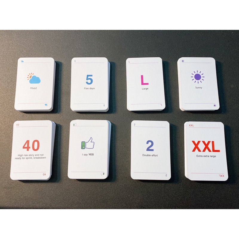 Bộ bài Scrum Planning Poker Retrospective