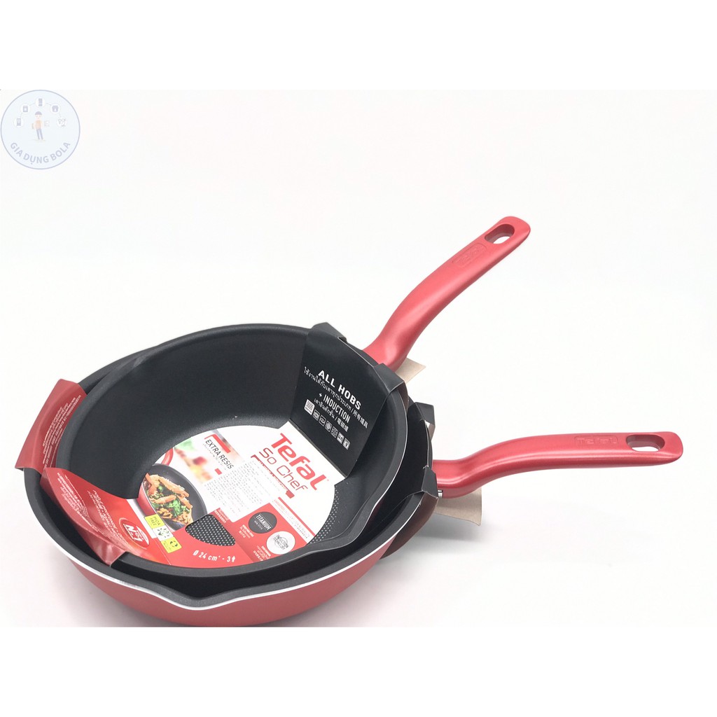 Chảo Chiên Sâu Lòng Tefal So Chef xuất xứ Pháp - Bảo Hành Chính Hãng 24 Tháng