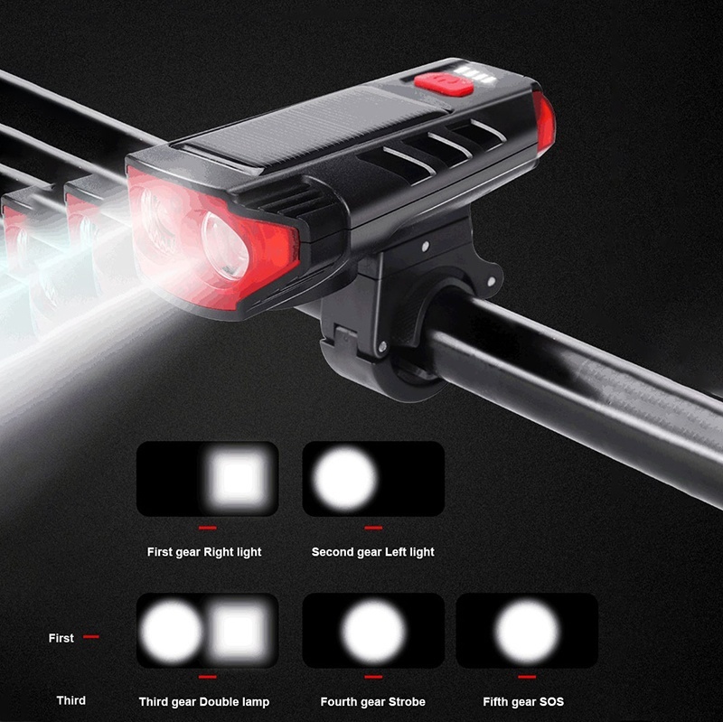 Đèn Đi Xe Đạp X-TIGER Sạc Cổng USB Chống Thấm Nước Tiện Dụng