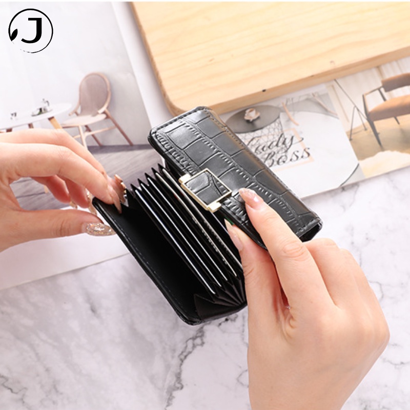 KAITIFEI Ví ngắn dùng để đựng thẻ cầm tay giá rẻ mini thời trang đẹp da nhỏ gọn gập cao cấp