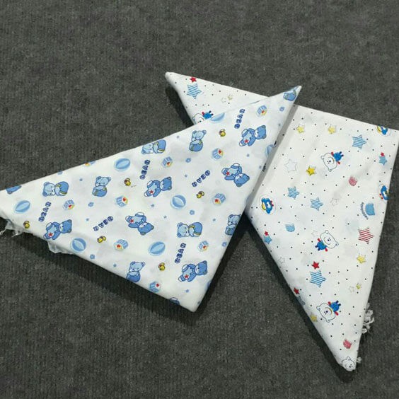 Set 10 tã chéo cotton cho bé