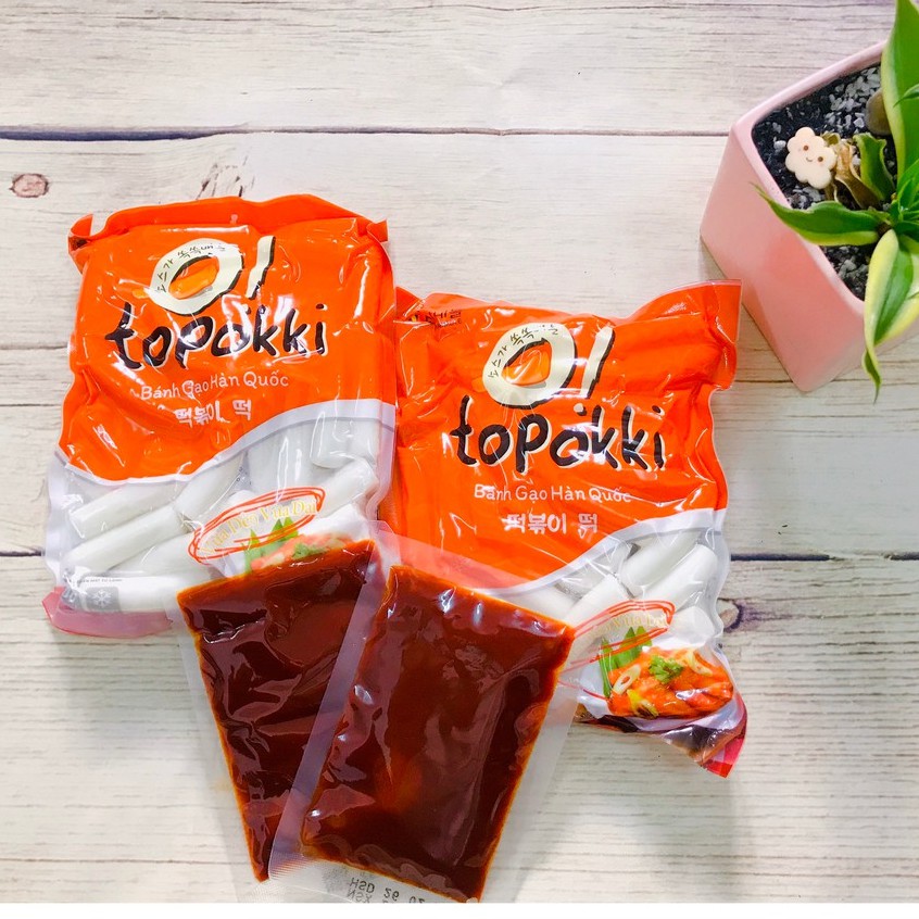 COMBO 1KG BÁNH GẠO TOKBOKKI KÈM 200G SỐT