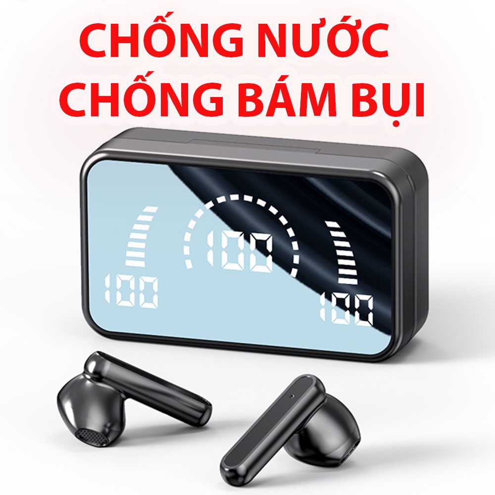 Tai Nghe Bluetooth S20 Tai Nghe Không Dây Nhét Tai Bản Quốc Tế Cao Cấp - Cảm Biến Vân Tay - Kiêm Sạc Dự Phòng