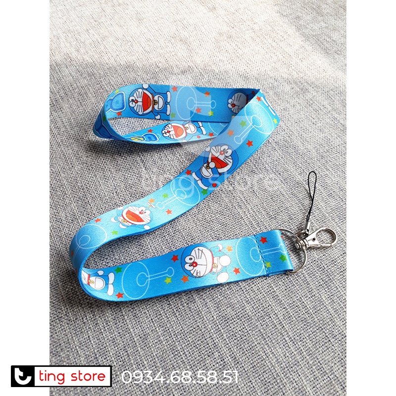 Dây Móc Treo Điện Thoại Hình Doraemon Dễ Thương Dài 45cm - Dây Đeo Điện Thoại / Đeo Thẻ Hình Doremon