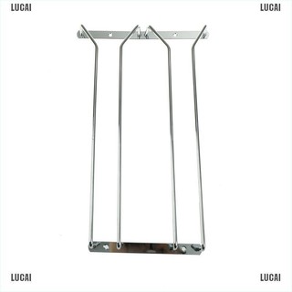 Giá đỡ treo ly uống rượu/đỡ chai rượu gắn kệ tủ