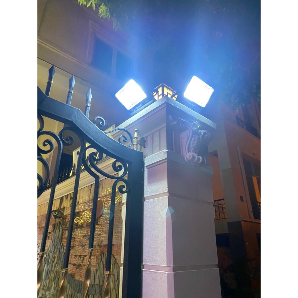 Đèn năng lượng mặt trời 200w trang trí sân vườn. Chính Hãng Tiết Kiệm Điện tuổi thọ 10 năm, Chống nước IP67