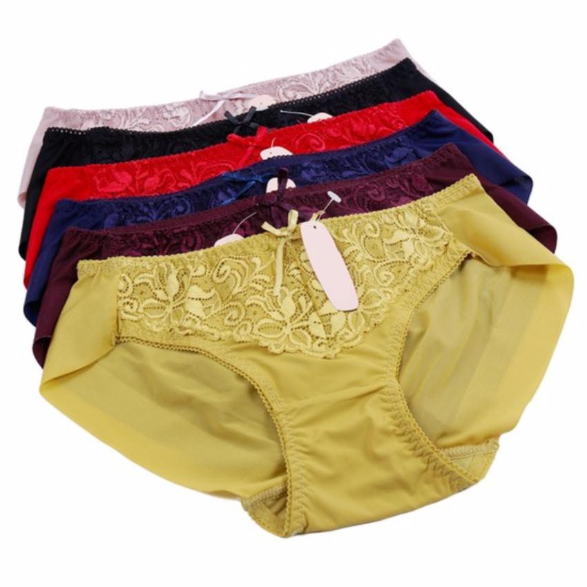 10 quần lót spring ren giữa phom 40-70kg - 5402