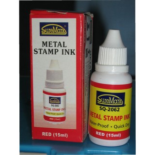 Mực dấu kim loại Suremark SQ-2061/2062/2063 Metal Stamp Ink