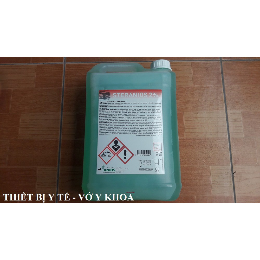 Dung dịch sát khuẩn Steranios 2% can 5 lít