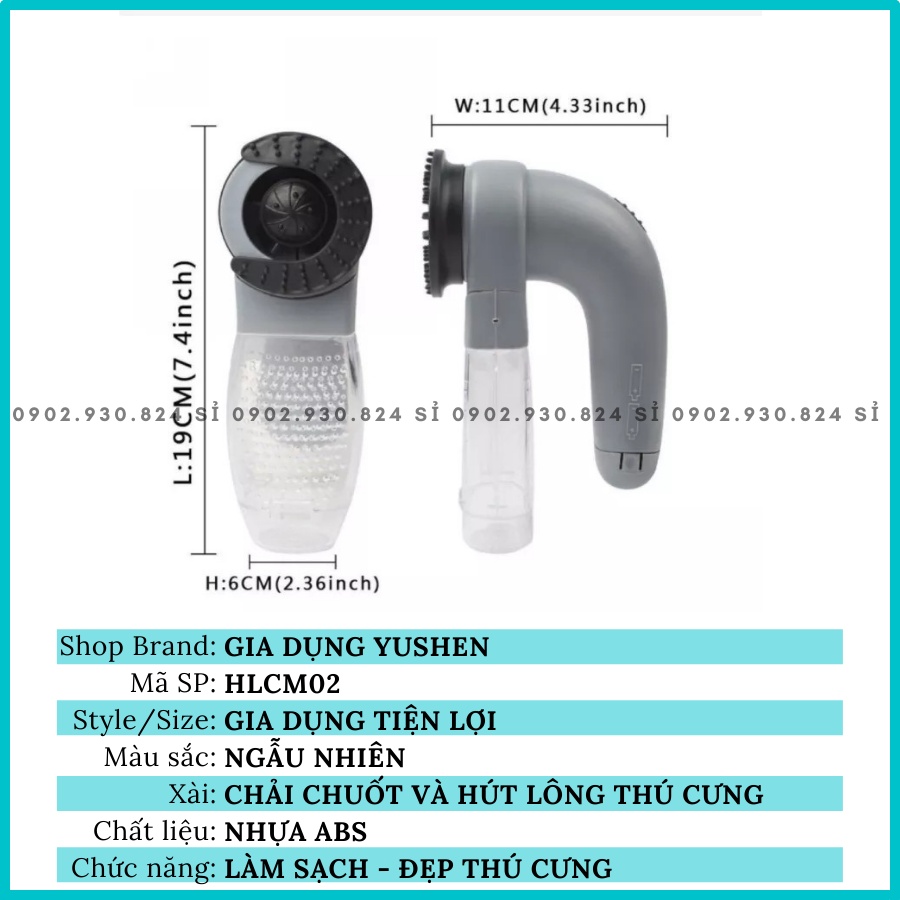 MÁY HÚT, DỌN LÔNG CHÓ MÈO TỰ ĐỘNG SHELPAD, NHỎ GỌN TIỆN LỢI, DỄ VỆ SINH, AN TOÀN CHO THÚ CƯNG - GIA DỤNG YUSHEN - HLCM02