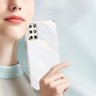 Ốp điện thoại silicon mạ điện dáng vuông cổ điển sang trọng cho OnePlus 8T 9 9R 10 Pro 5G 2021
