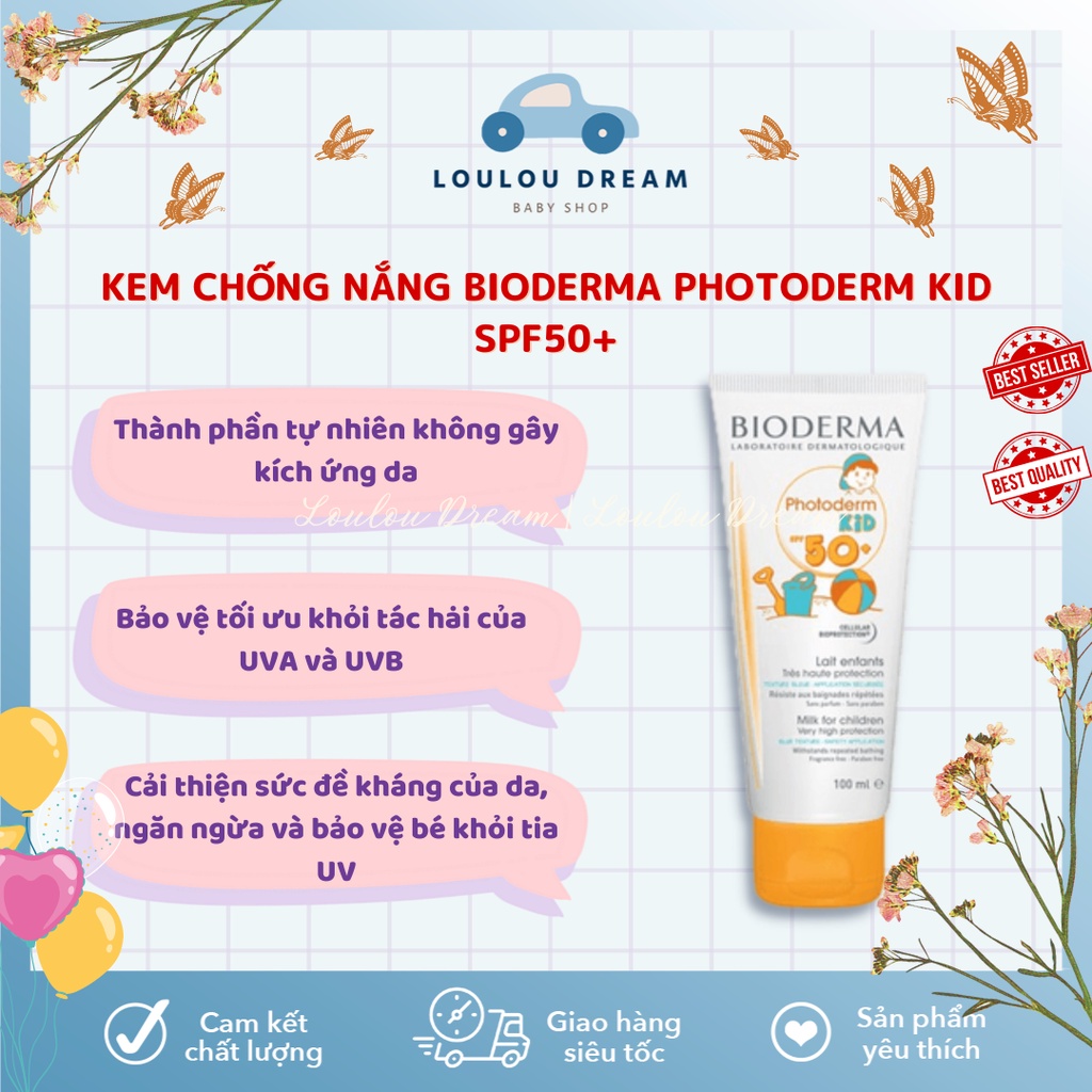 Kem chống nắng Bioderma Photoderm Kid SPF50+