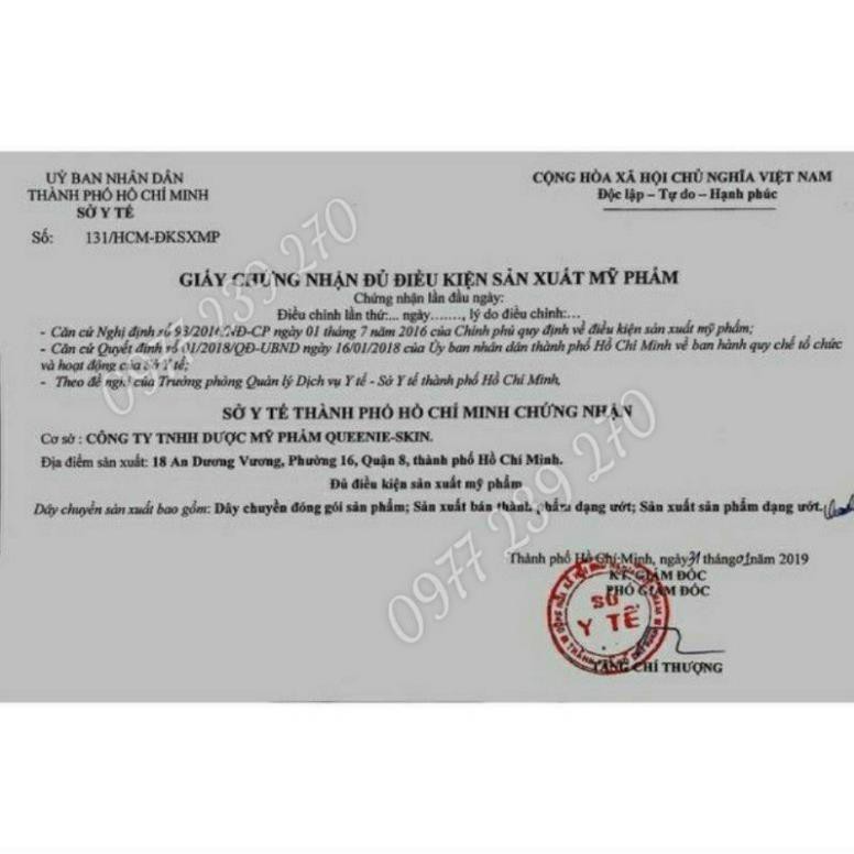 CHÍNH HÃNG BODY TRỨNG VÀNG KÈM QUÀ TẶN SERUM HUYẾT THANH KÍCH TRẮNG