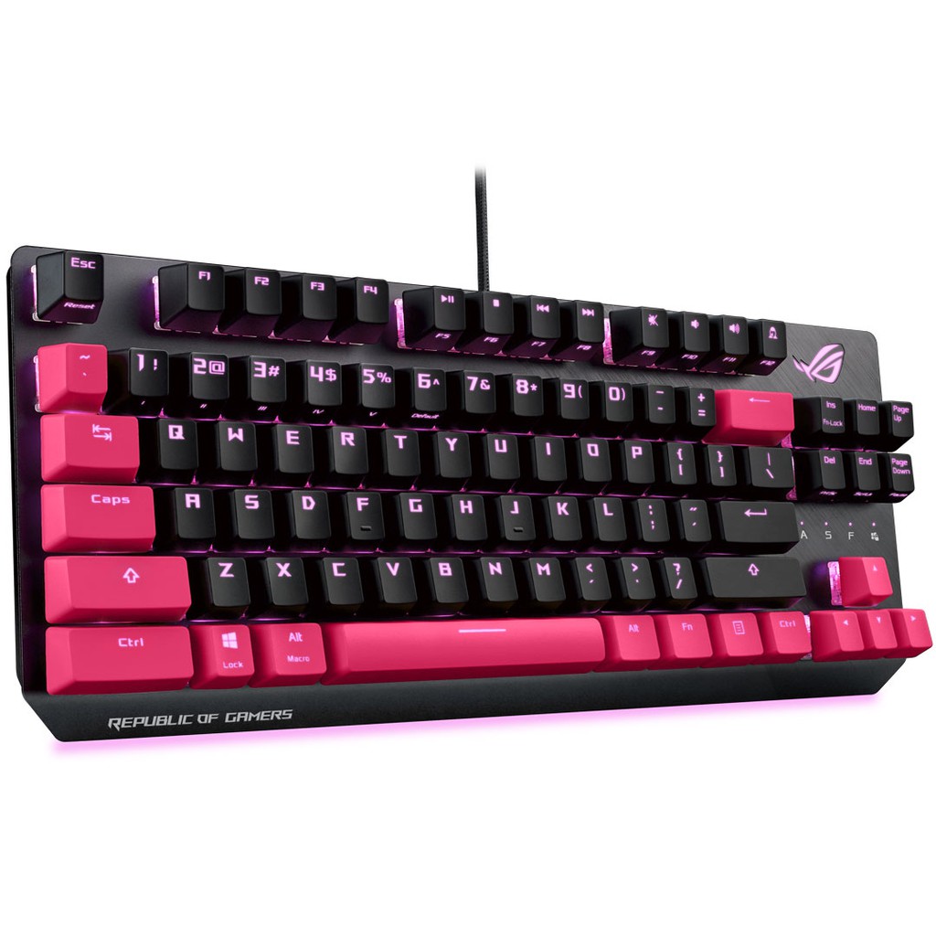 Bàn phím cơ Asus ROG Strix Scope TKL RGB Red Electro Punk - Hàng Chính Hãng