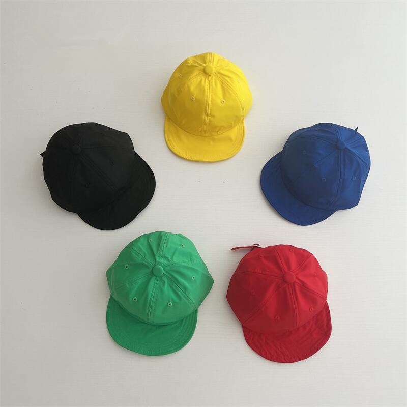 Mũ Lưỡi Trai Mềm Màu Trơn Đơn Giản Thời Trang Mùa Hè Chống Nắng Dễ Phối Đồ Cho Bé