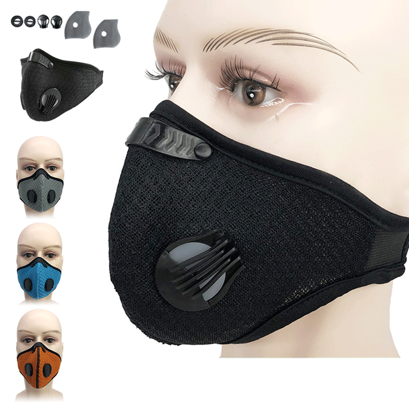 Khẩu trang thể thao chống bụi KN95 PM2.5 than hoạt tính