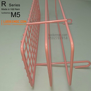 Rổ treo lưới Màu Hồng số 2