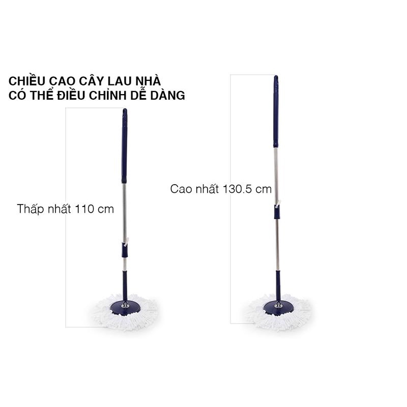 Bộ lau nhà 360 độ Mega Clean thông minh