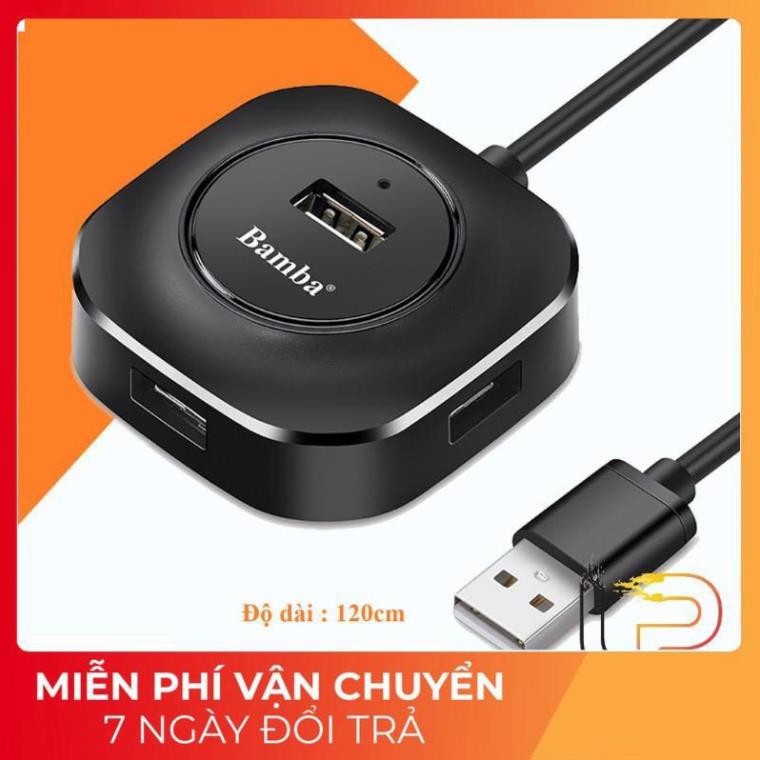 Bộ chia 4 cổng USB 2.0 BAMBA B2 - Hub 4 port USB 2.0 BAMBA B2
