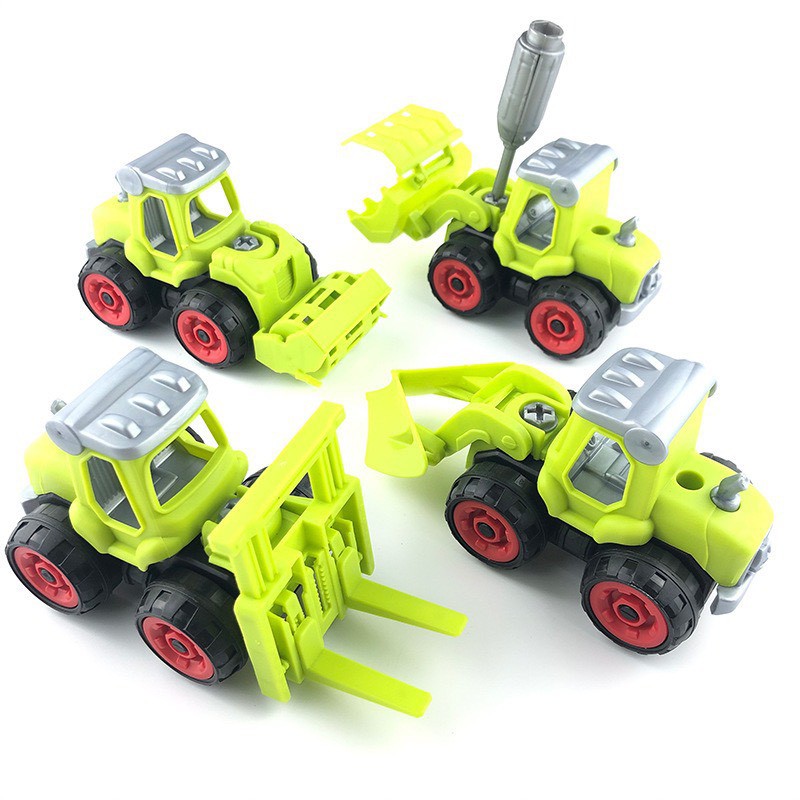 MÔ HÌNH 1 CHIẾC XE THÁO LẮP  THÔNG MINH CHO BÉ_NHIỀU CHỦ ĐỀ