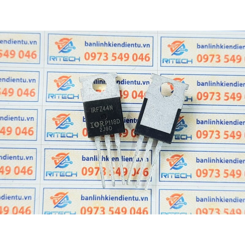 [Combo 5 con] IRFZ44N Mosfet Kênh-N 55V/49A TO-220