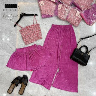 Set áo dây dập nhăn