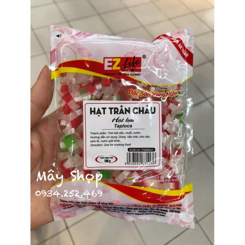 [Mã SKAMLTSM9 giảm 10% đơn 99K] hạt trân châu hạt lựu 100g