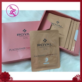 Mặt nạ Royal Placentiner Medi Mask Nhật Bản, hộp 5 miếng - Dưỡng ẩm chuyên sâu, chống lão hóa