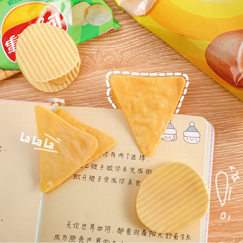 Kẹp Giấy Kiểm Tra Khoai Tây Chiên Đa Năng Sáng Tạo Dễ Thương Và Sáng Tạo Dành Cho Học Sinh Nữ