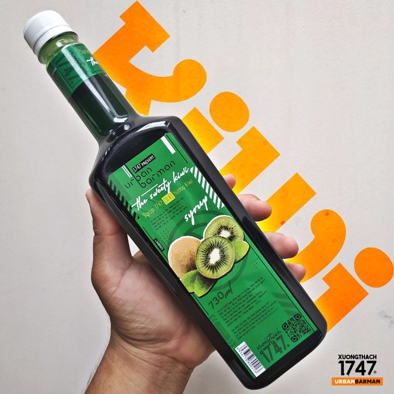 Siro kiwi 1747 urban barman 730ml