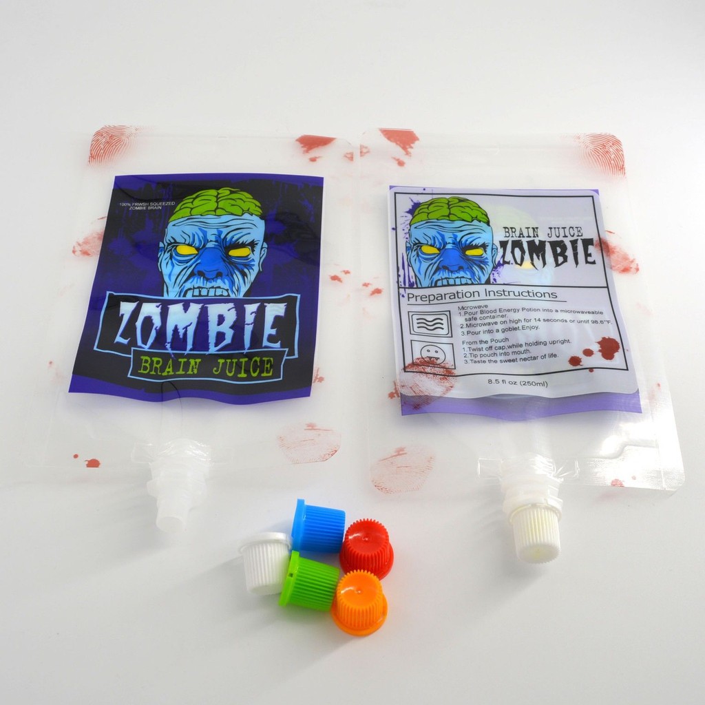 Set 2 túi rỗng dung tích 250ml đựng nước trái cây độc đáo