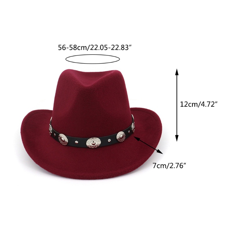 Mũ Cao Bồi Chống Nắng Phong Cách Phương Tây