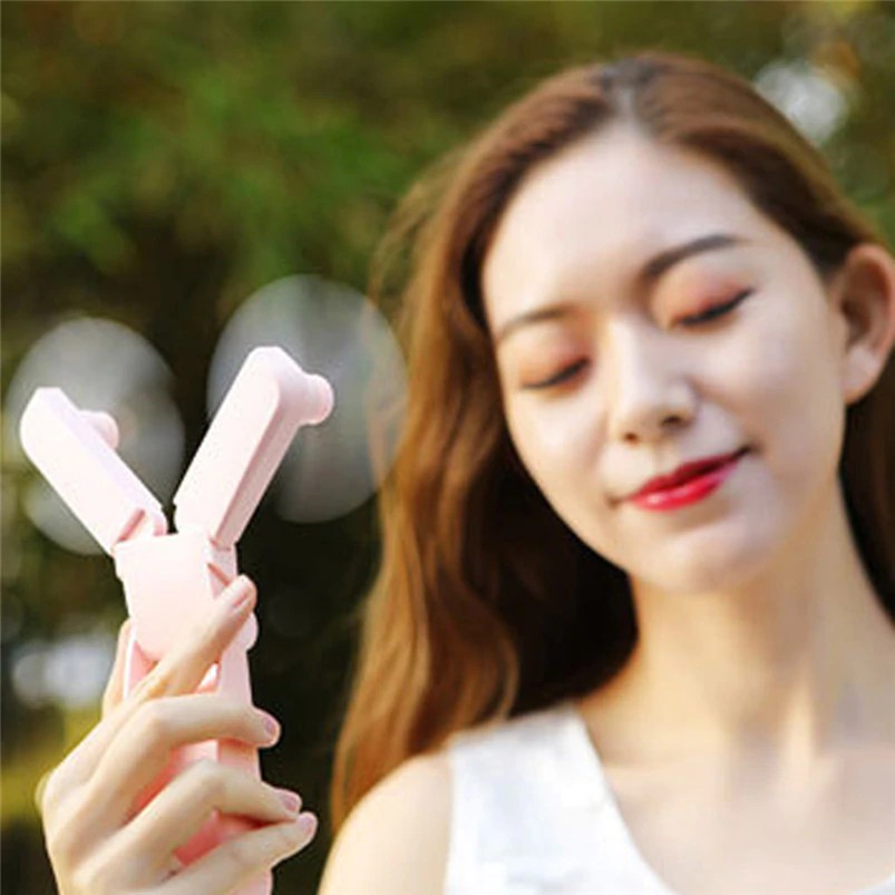 Quạt cầm tay mini 2 đầu tiện dụng