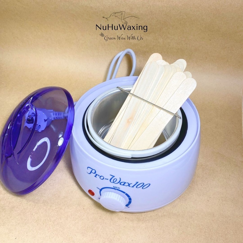 Nồi nấu sáp wax lông PRO WAX 100 chuyên dụng, tặng kèm 10 que wax