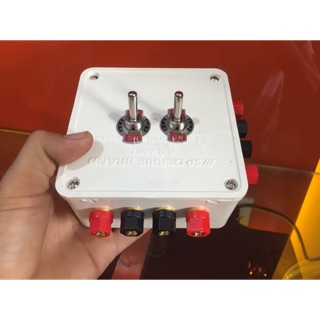 Cần Gạt Chia loa Hàng cao cấp Dành cho bác nào xài 2 cặp loa 1 âm ly và ngược lại